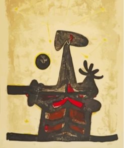 Man Moon And Stars By Rufino Tamayo Diamond Painting