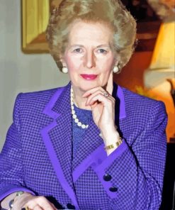 Margaret Thatcher Prime Ministre Diamond Painting