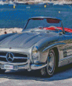 Mercedes Sl 300 By Sea Diamond Painting