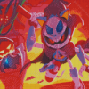 Metal Sonic Diamond Painting