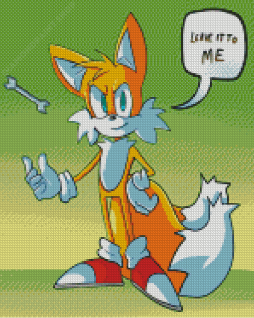 Miles Tails Prower Diamond Painting