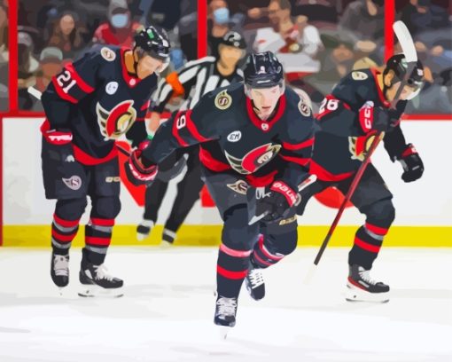 Ottawa Senators Ice Hockey Team Diamond Painting