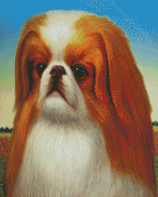 Pekingese Dog Art Diamond Painting