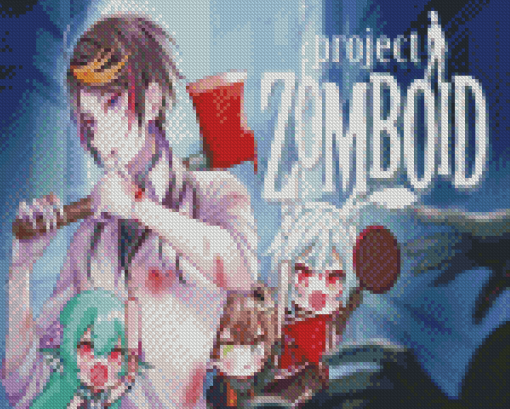 Project Zomboid Game Poster Diamond Painting