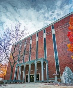 Purdue University Autumn Diamond Painting