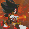 Shadow The Hedgehog Diamond Painting