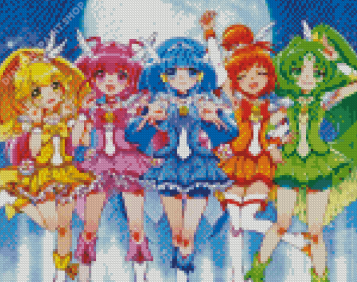 Smile Precure Art Diamond Painting