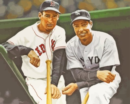 Ted Williams And Joe DiMaggio Diamond Painting