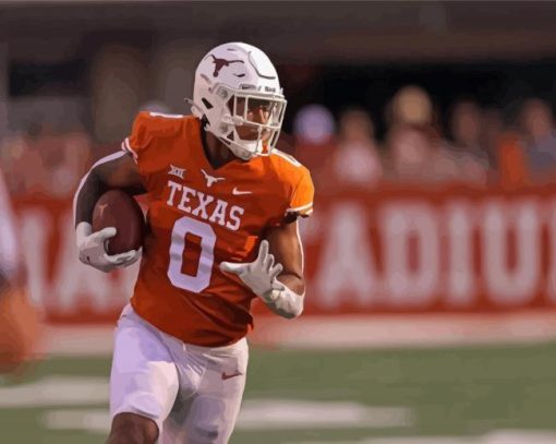 Texas Longhorns Football Diamond Painting