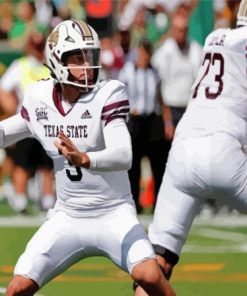 Texas State Bobcats Footballer Diamond Painting