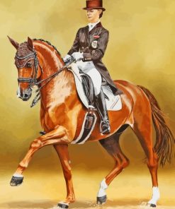 The Dressage Horse Rider Diamond Painting