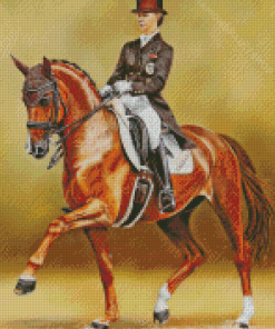 The Dressage Horse Rider Diamond Painting