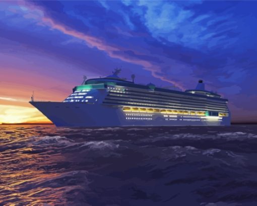 The Royal Caribbean Cruise Ship Diamond Painting