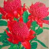 Waratah Plants Diamond Painting