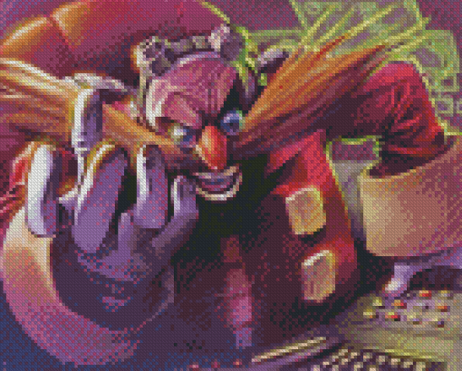 Aesthetic Doctor Eggman Diamond Painting