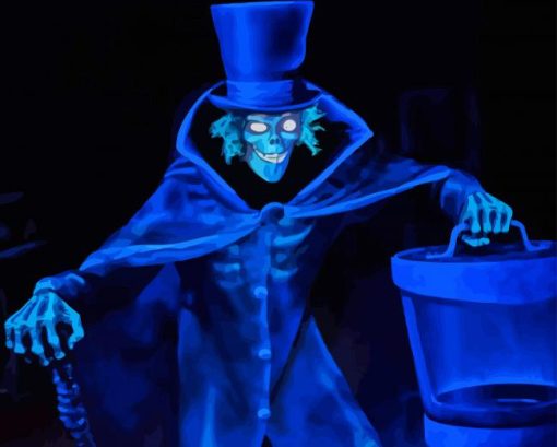 Aesthetic Hatbox Ghost Diamond Painting