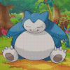 Aesthetic Snorlax Diamond Painting