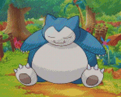 Aesthetic Snorlax Diamond Painting