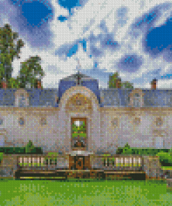 Aesthetic Chateu Bizy Giverny Diamond Painting