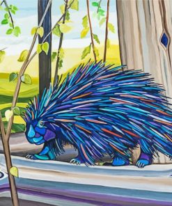 Aesthetic Porcupine Diamond Painting