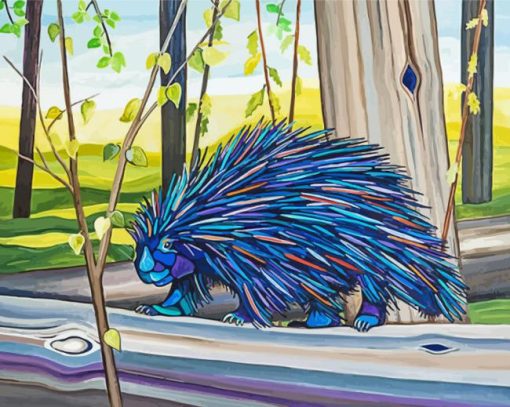 Aesthetic Porcupine Diamond Painting