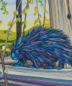 Aesthetic Porcupine Diamond Painting