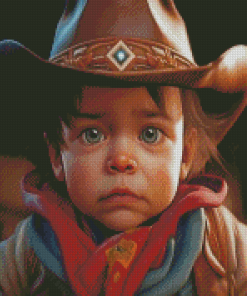 Baby Cowboy Diamond Painting