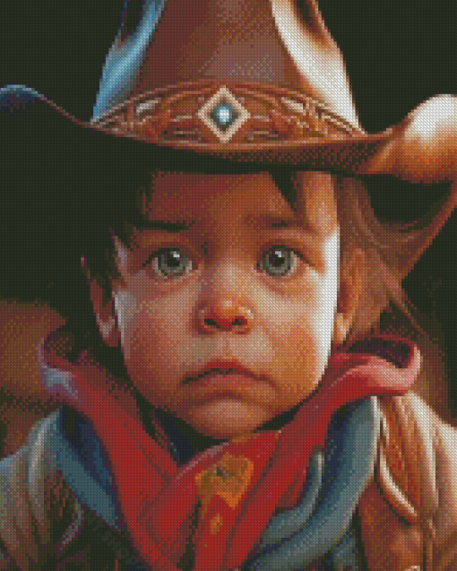 Baby Cowboy Diamond Painting