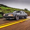 Black Mustang Fox Body Diamond Painting