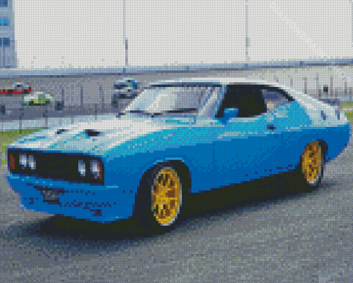 Blue Xb Gt Falcon Diamond Painting