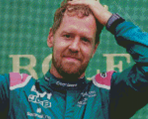 Cool Sebastian Vettel Diamond Painting