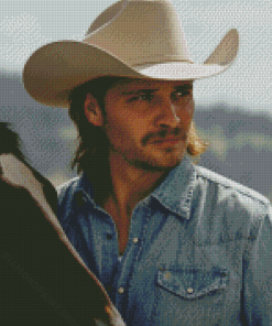 Cowboy Luke Grimes Diamond Painting