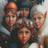 Cute Fairy Angels Diamond Painting