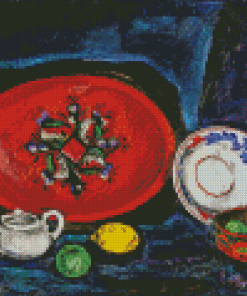 Impressionist Teapot Diamond Painting