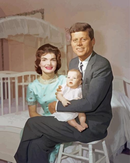 Jfk And Jackie Diamond Painting