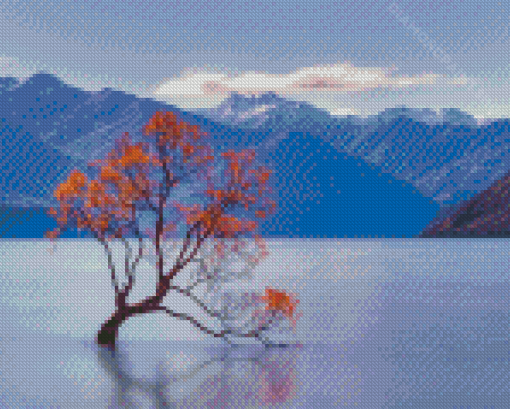 Lake Wanaka Tree New Zealand Diamond Painting