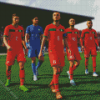 Mroccan Team In Fifa 23 Game Diamond Painting