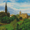 Scott Moument Princes Street Edimbourg Diamond Painting