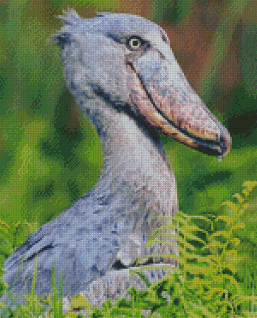 Shoebill Bird Diamond Painting