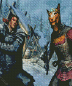 Skyrim Diamond Painting