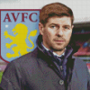 Steven Gerrard Aston Villa Diamond Painting