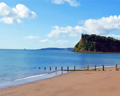 Teignmouth Beach Diamond Painting