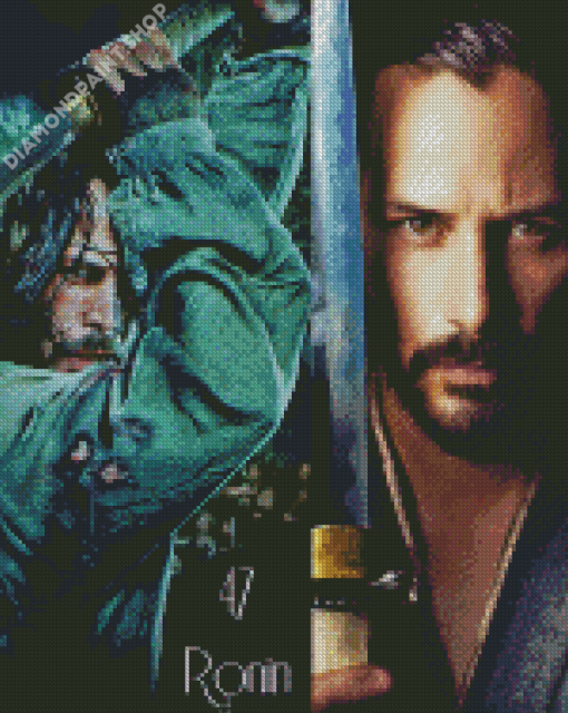 47 Ronin Keanu Reeves Actor Diamond Painting