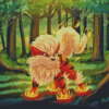 Aesthetic Arcanine Diamond Painting