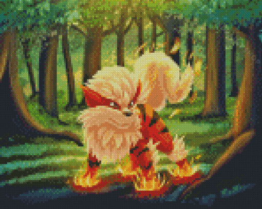 Aesthetic Arcanine Diamond Painting