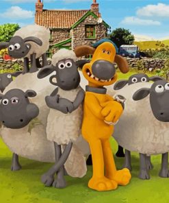 Animated Movie Shaun The Sheep Diamond Painting