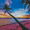 Beach Sundown View Diamond Painting