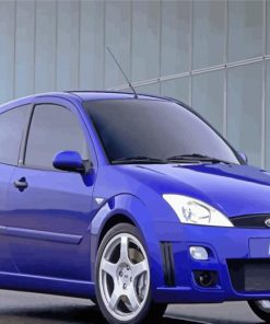 Blue Ford Focus RS Diamond Painting