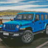 Blue Jeep Diamond Painting