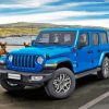 Blue Jeep Diamond Painting